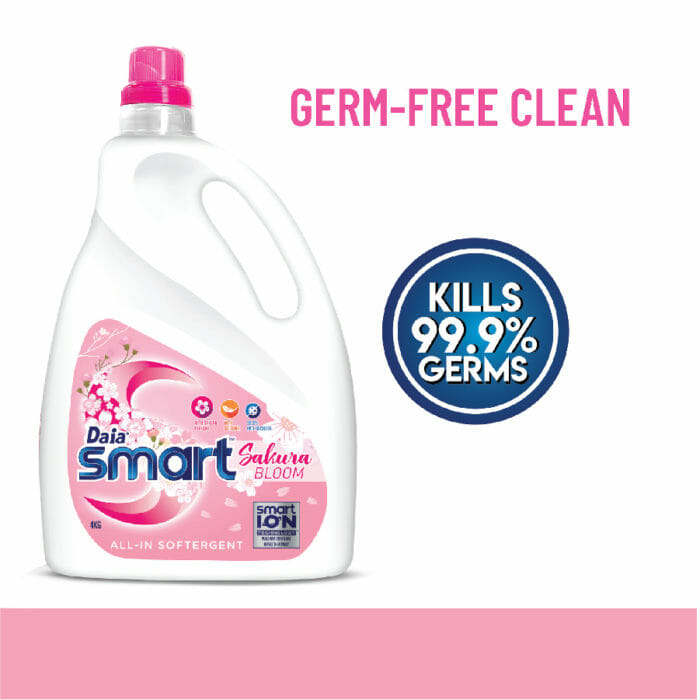 Daia Smart Liquid Detergent All-In Softergent Sakura Bloom 3.8kg ...