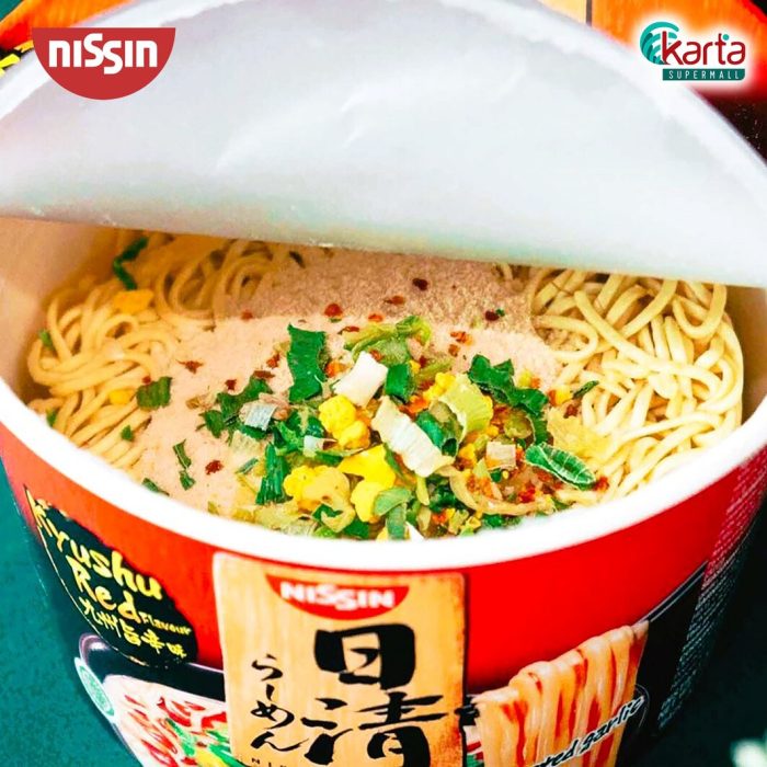 Nissin Bowl Noodle Kyushu Red 111gm - Karta Supermall